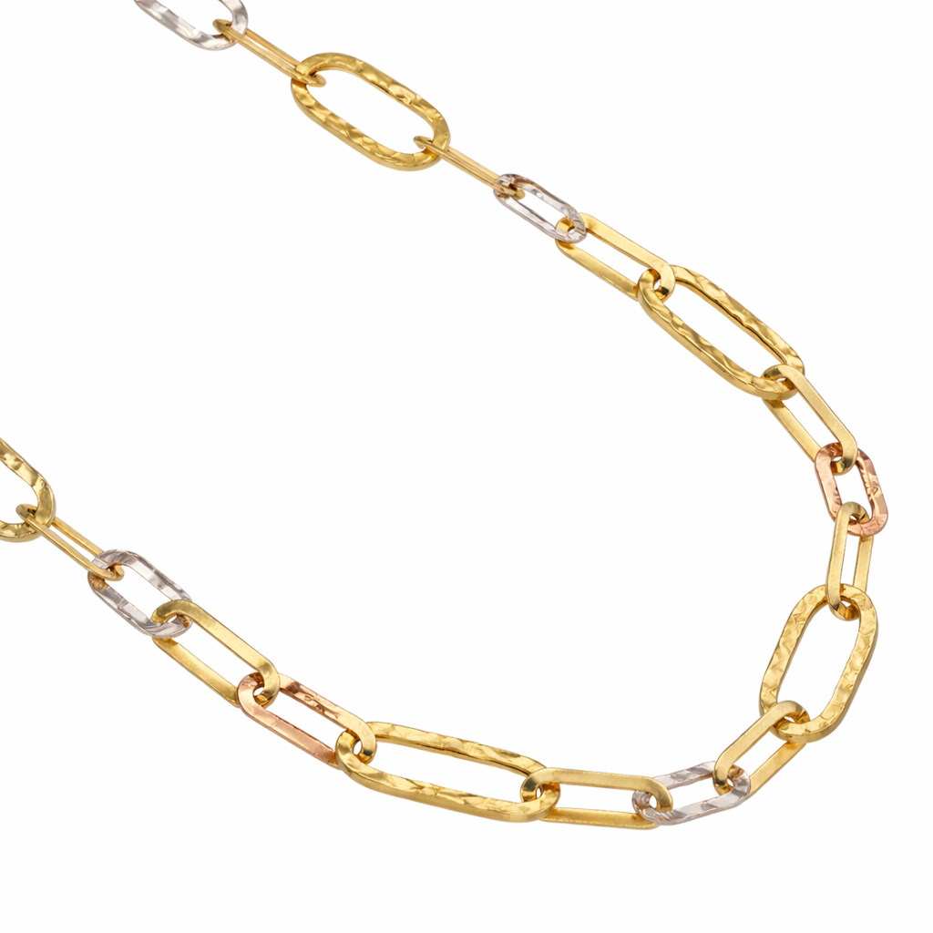 Collana - 18 carati Oro bianco, Oro giallo, Oro rosa
