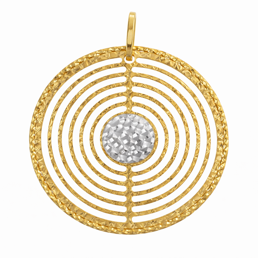 Ciondolo - 18 carati Oro giallo, Oro bianco