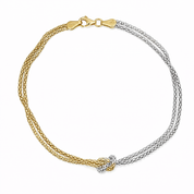 Bracciale - 18 carati Oro giallo, Oro bianco