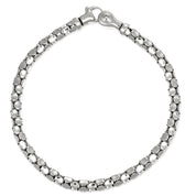 Bracciale - 18 carati Oro bianco - 0.02ct. tw. Diamante (Naturale)