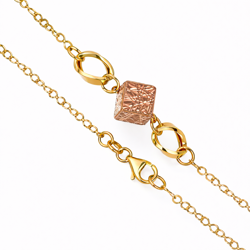 Collana - 18 carati Oro giallo, Oro rosa