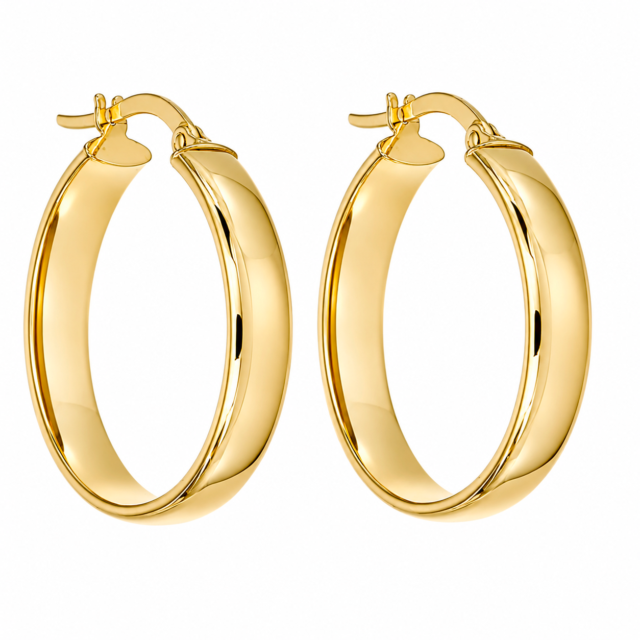 Orecchini - 18 carati Oro giallo - Made in Italy - Handmade