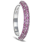 Anello in Oro bianco 18 carati - zirconi