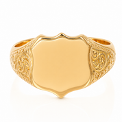 Anello - 18 carati Oro giallo - Made in Italy - Handmade