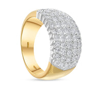 Anello - Oro bianco 18 kt., Oro giallo - 0,83 ct. tw. Diamante (naturale)