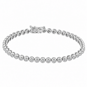 Bracciale - 18 carati Oro bianco - 0.90ct. tw. Diamante (Naturale) - Made in Italy - Handmade