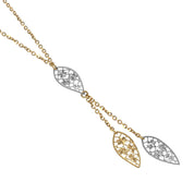 Collana con ciondolo - 18 carati Oro bianco, Oro giallo