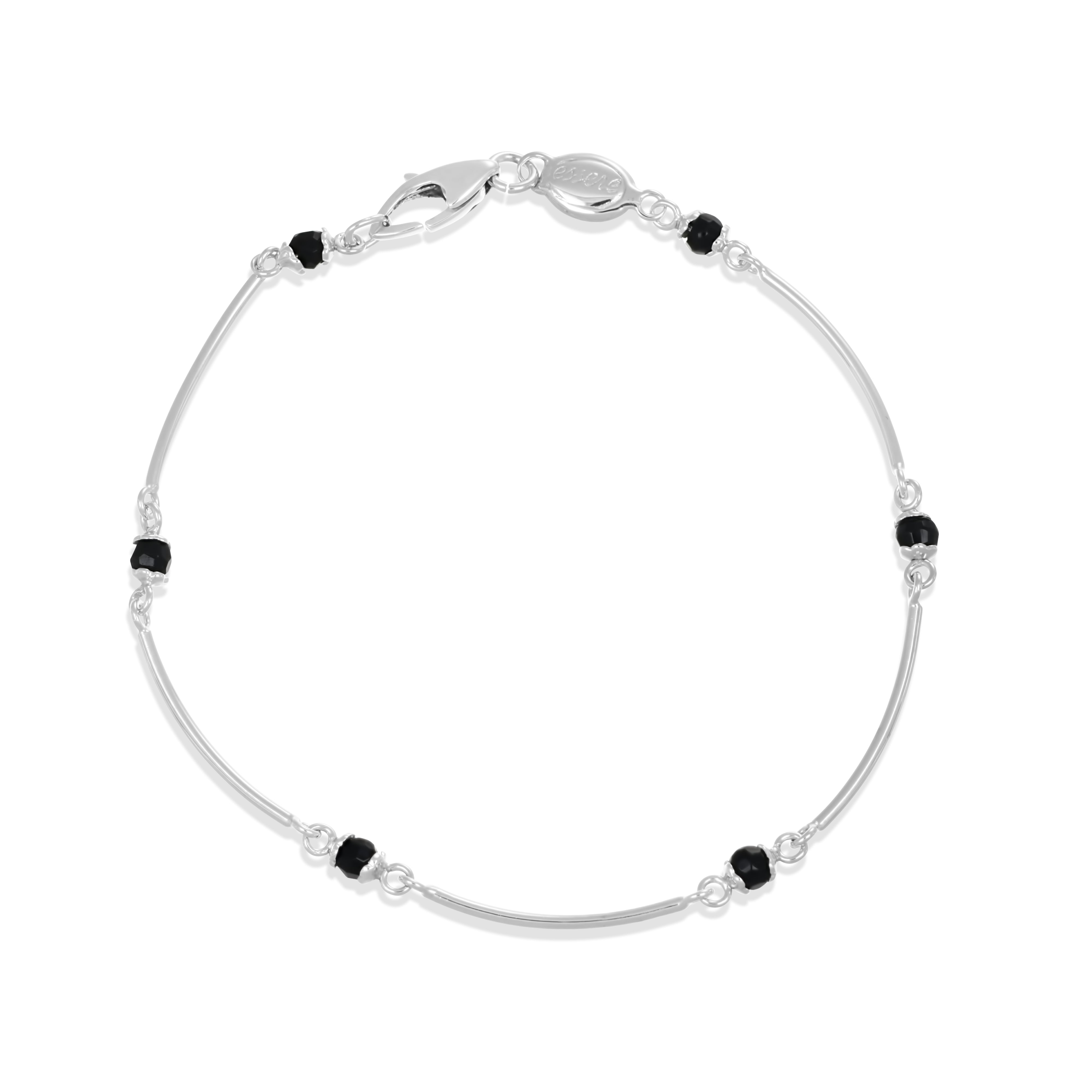 Bracciale - 18 carati Oro bianco - 0.36ct. tw. Onice