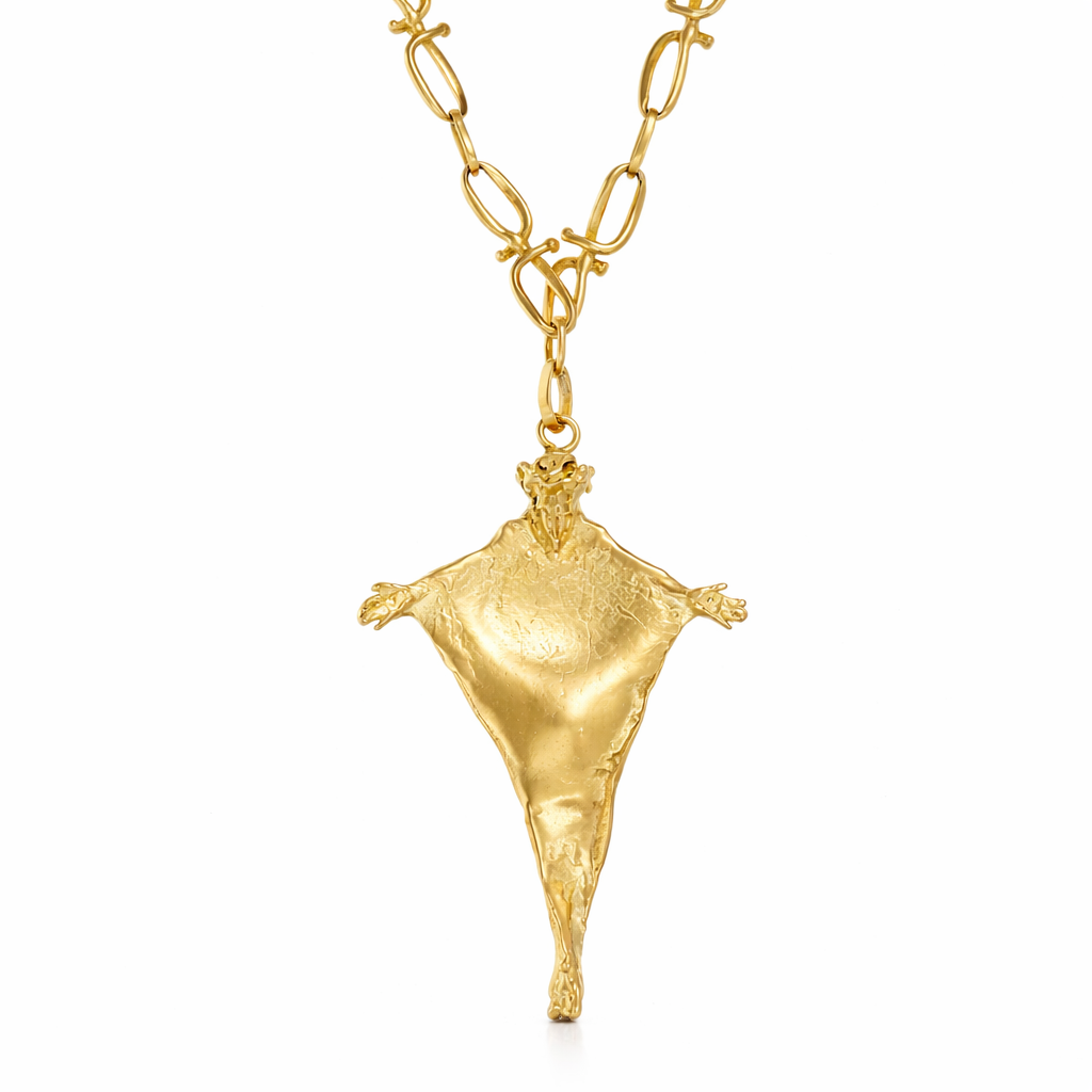 Collana con ciondolo - 18 carati Oro giallo