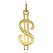 Ciondolo - 18 carati Oro giallo - 0.04ct. tw. Diamante (Naturale)