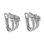 Orecchini - 18 carati Oro bianco - 0.48ct. tw. Diamante (Naturale)