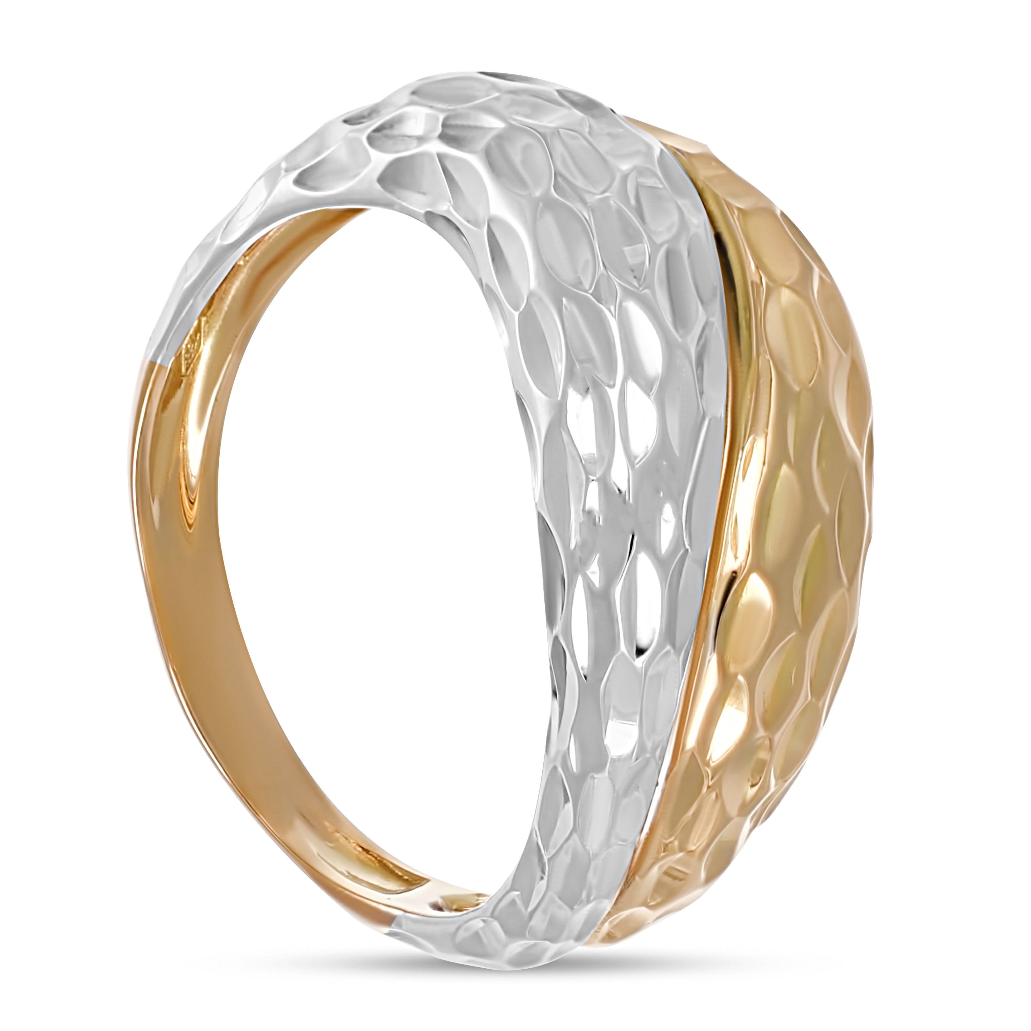 Anello in Oro Giallo ,Oro Bianco 18 carati