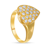 Anello - Oro giallo 18 kt. - 0,32 ct. tw. Diamante (Naturale)