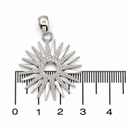 Ciondolo - 18 carati Oro bianco - Made in Italy - HandMade