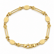 Bracciale - 18 carati Oro giallo - Made in Italy-Handmade