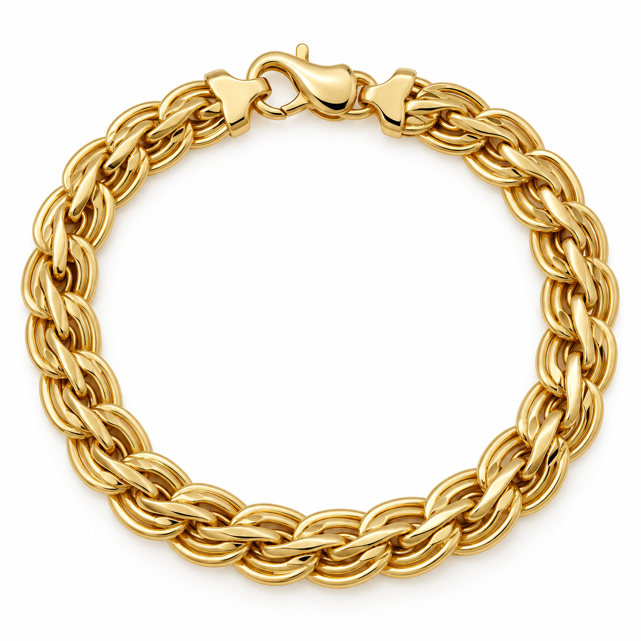 Bracciale - 18 carati Oro giallo - Handmade - Made in Italy