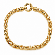Bracciale - 18 carati Oro giallo - Handmade - Made in Italy