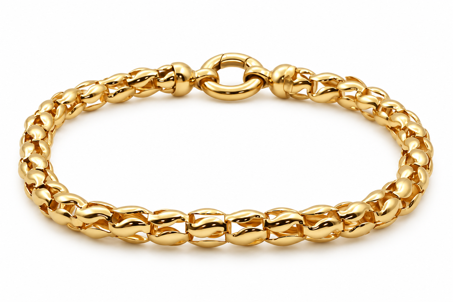Bracciale - 18 carati Oro giallo - Handmade - Made in Italy