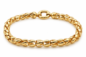 Bracciale - 18 carati Oro giallo - Handmade - Made in Italy