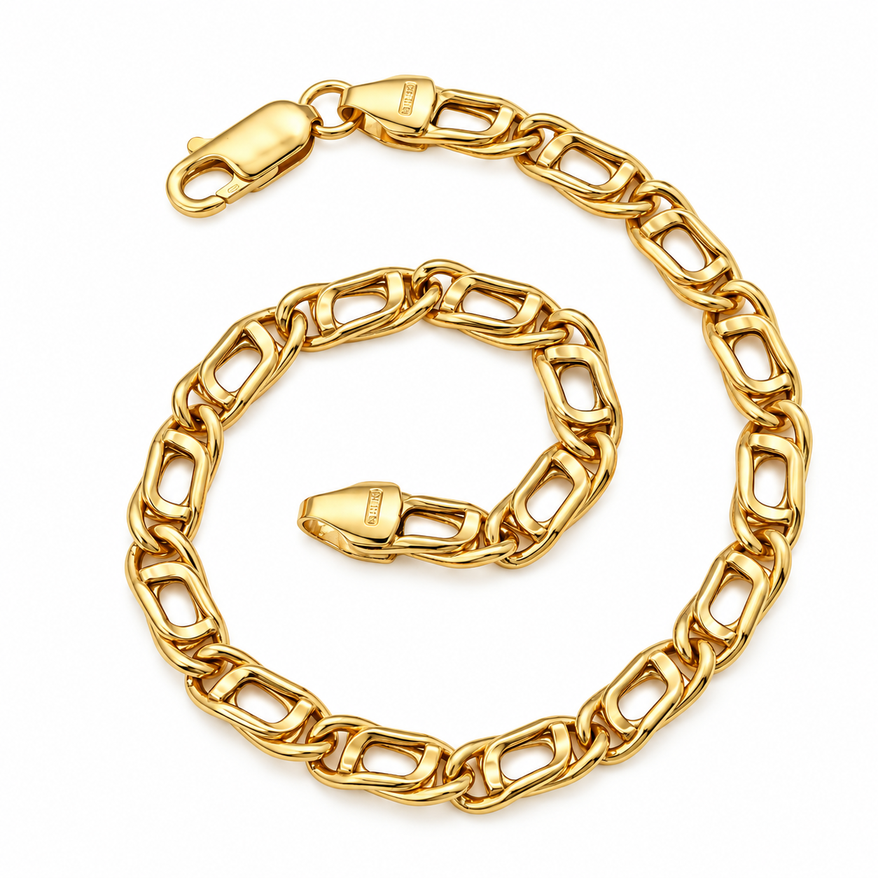 Bracciale - 18 carati Oro giallo - Handmade - Made in Italy