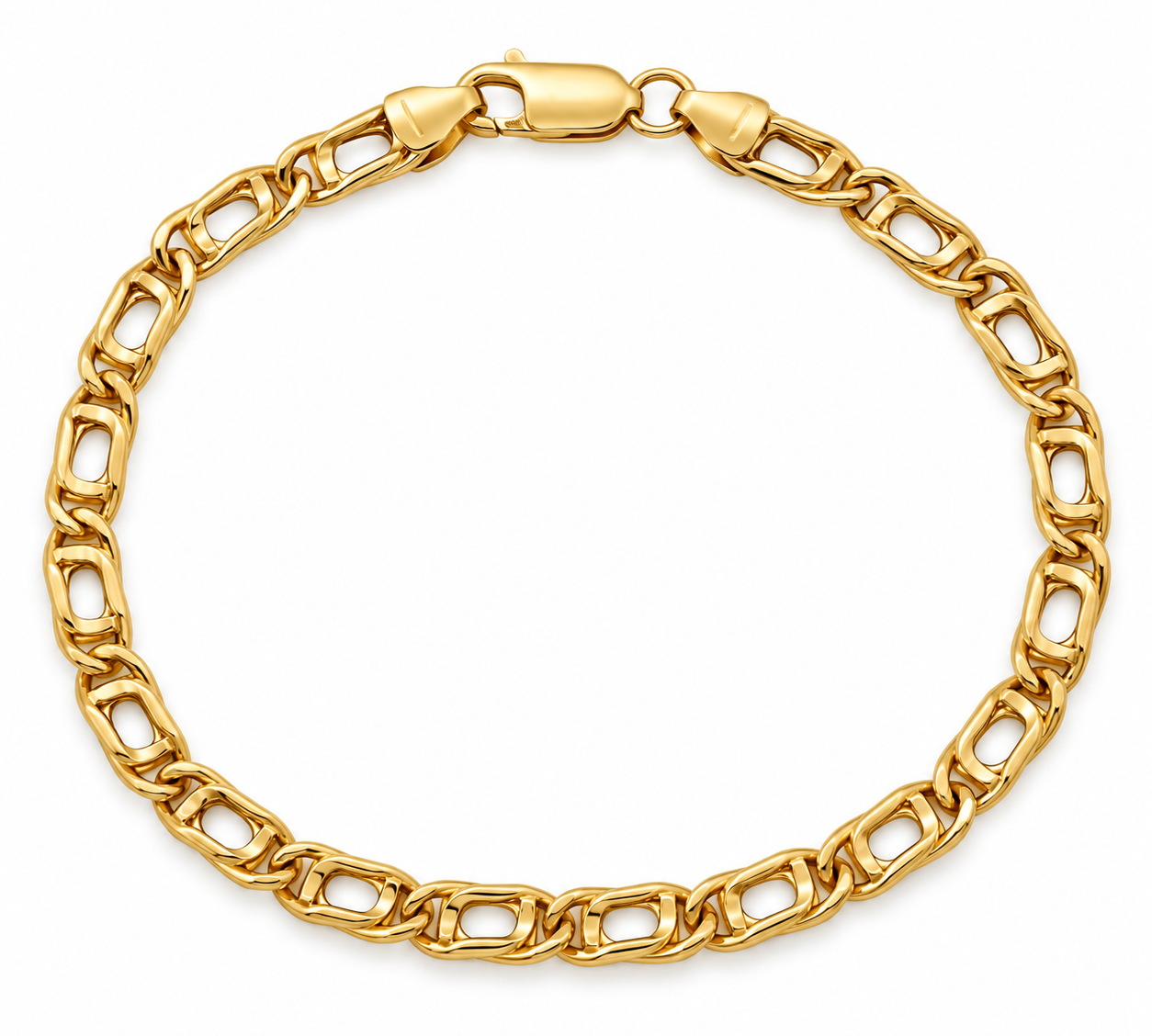 Bracciale - 18 carati Oro giallo - Handmade - Made in Italy