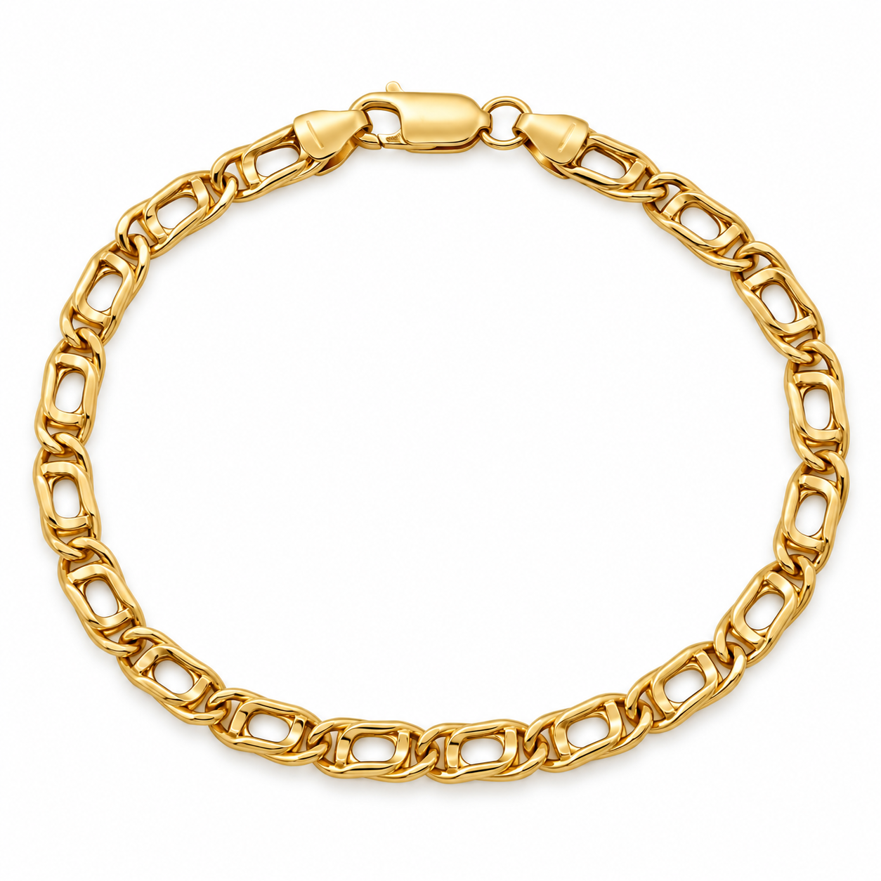 Bracciale - 18 carati Oro giallo - Handmade - Made in Italy