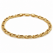 Bracciale - 18 carati Oro giallo - Handmade - Made in Italy