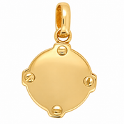 Ciondolo - 18 carati Oro giallo - Made in Italy - Handmade