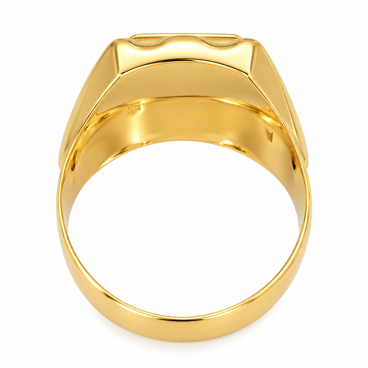 Anello - 18 carati Oro giallo - 0.05ct. tw. Rubino - Made in Italy - Handmade