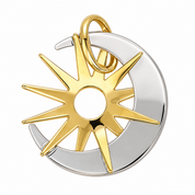 Ciondolo - 18 carati Oro giallo, Oro bianco - Made in Italy - HandMade