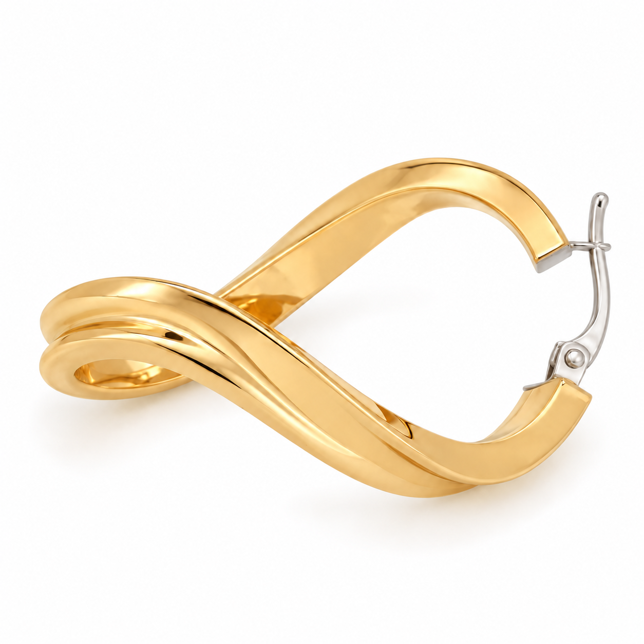 Orecchini - 18 carati Oro giallo, Oro bianco - Made in Italy - Handmade