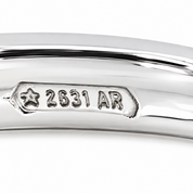 Anello - 9 kt Oro bianco - 0.20ct. tw. Diamante (Naturale) - Made in Italy - Handmade