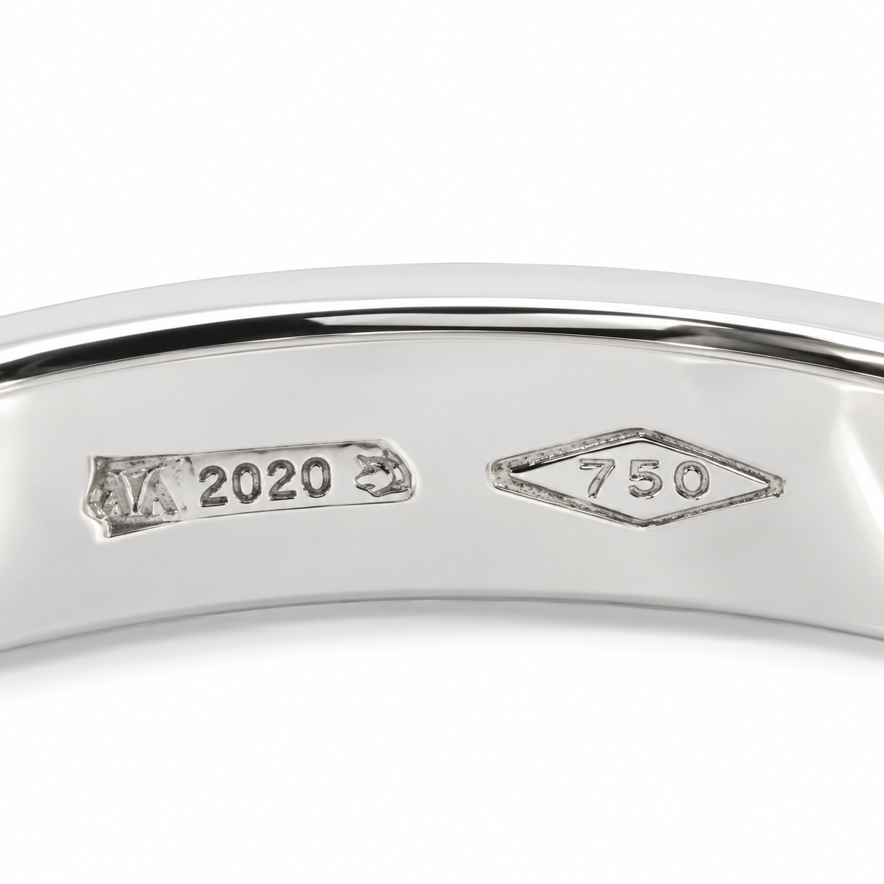 Anello - 18 carati Oro bianco - 0.05ct. tw. Diamante (Naturale) - Made in Italy - Handmade