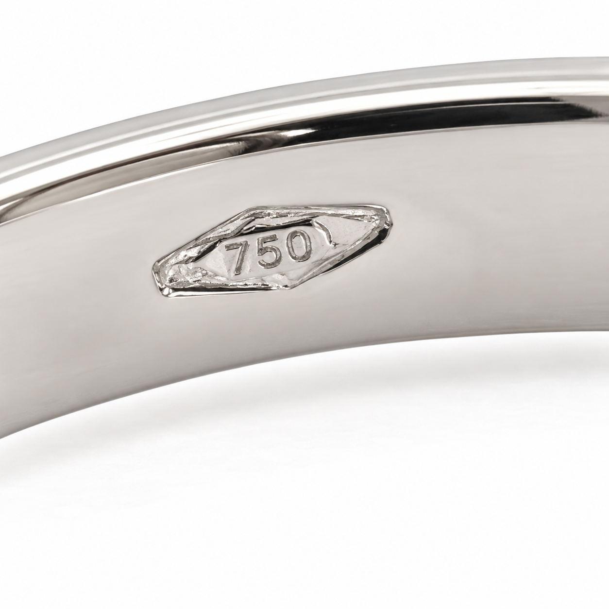 Anello - 18 carati Oro bianco - 0.51ct. tw. Diamante (Naturale) - Made in Italy - Handmade