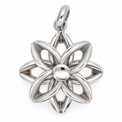 Ciondolo - 18 carati Oro bianco - Made in Italy - HandMade