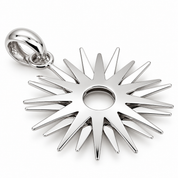 Ciondolo - 18 carati Oro bianco - Made in Italy - HandMade