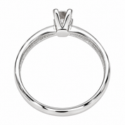 Anello - 9 kt Oro bianco - 0.20ct. tw. Diamante (Naturale) - Made in Italy - Handmade