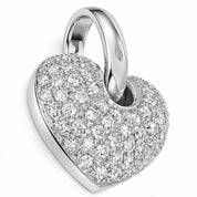 Ciondolo - 18 carati Oro bianco - 1.005ct. tw. Diamante (Naturale)
