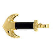 Ciondolo - 18 carati Oro giallo - 1.55ct. tw. Onice