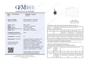 Ciondolo - 18 carati Oro bianco - 2.95ct. tw. Tanzanite - Diamante