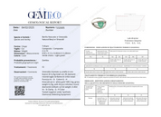 Anello - 18 carati Oro bianco - 2.50ct. tw. Smeraldo - Diamante