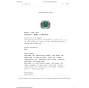 Anello - 18 carati Oro bianco - 8.20ct. tw. Smeraldo - Diamante