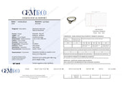 Anello - 18 carati Oro bianco - 0.60ct. tw. Diamante (Naturale)