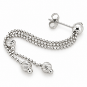 Orecchini - 18 carati Oro bianco - Made in Italy - Handmade