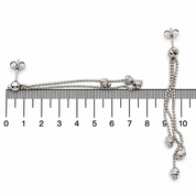 Orecchini - 18 carati Oro bianco - Made in Italy - Handmade