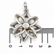 Ciondolo - 18 carati Oro bianco - Made in Italy - HandMade