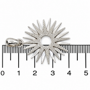 Ciondolo - 18 carati Oro bianco - Made in Italy - HandMade