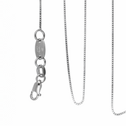 Collana con ciondolo - 18 carati Oro bianco - 0.44ct. tw. Diamante (Naturale) - Made in Italy - Handmade