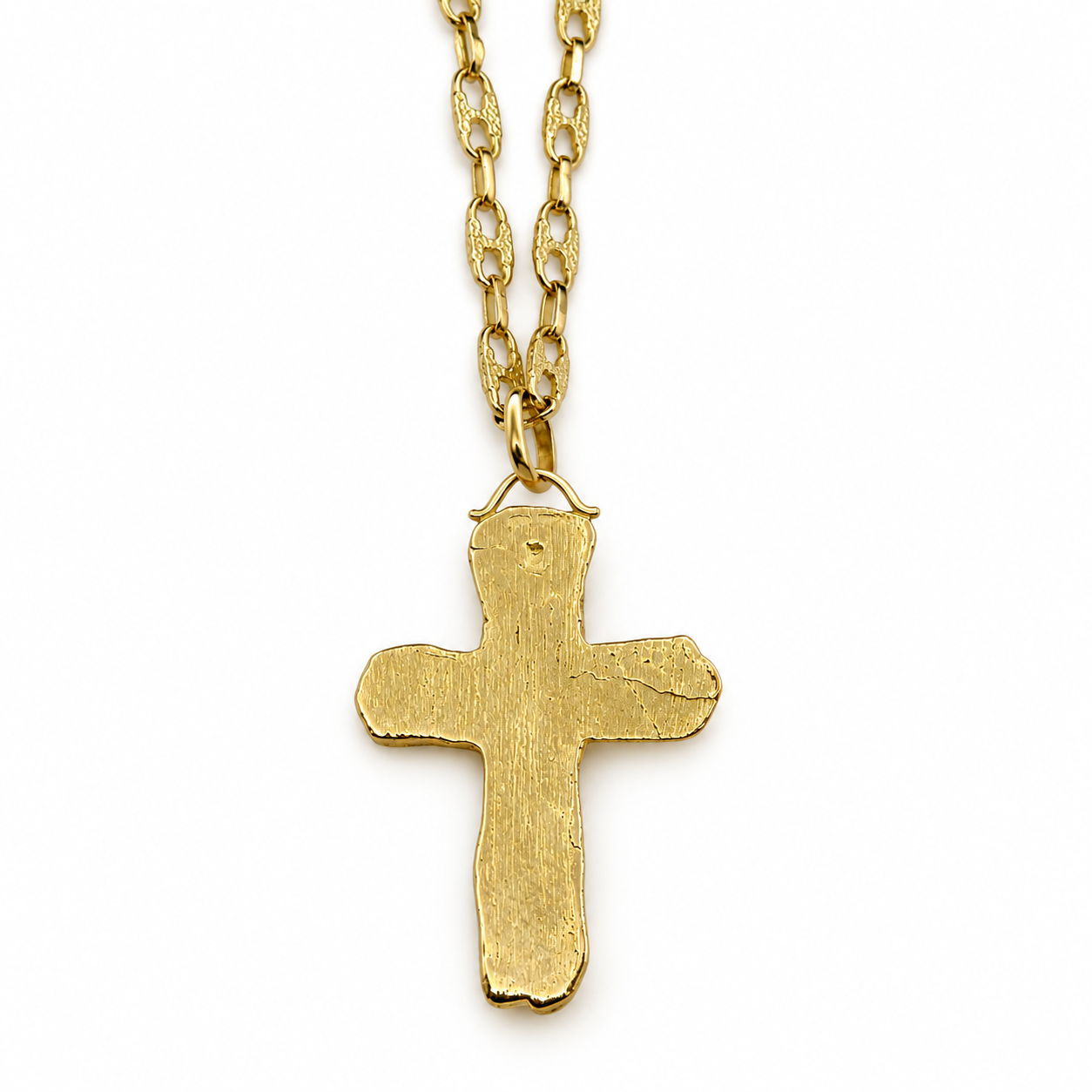 Collana con ciondolo - 18 carati Oro giallo - Made in Italy - HandMade