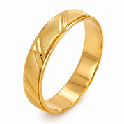 Anello - 18 carati Oro giallo - Made in Italy - Handmade